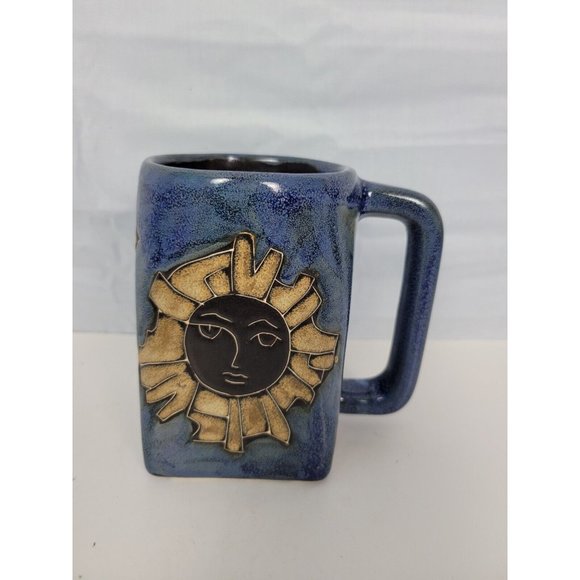 Mara Dining Vintage Geo Sun Mara Mexico Hand Made Square Bottom